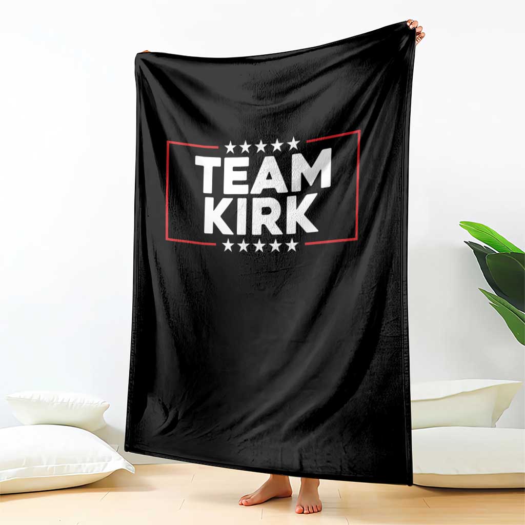 Team Kirk Throw Blanket Last Name Kirk Family Name Matching Member Surname - Wonder Print Shop