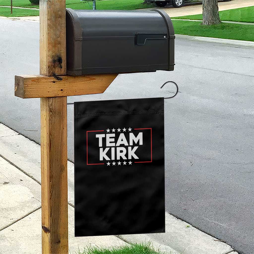 Team Kirk Garden Flag Last Name Kirk Family Name Matching Member Surname - Wonder Print Shop