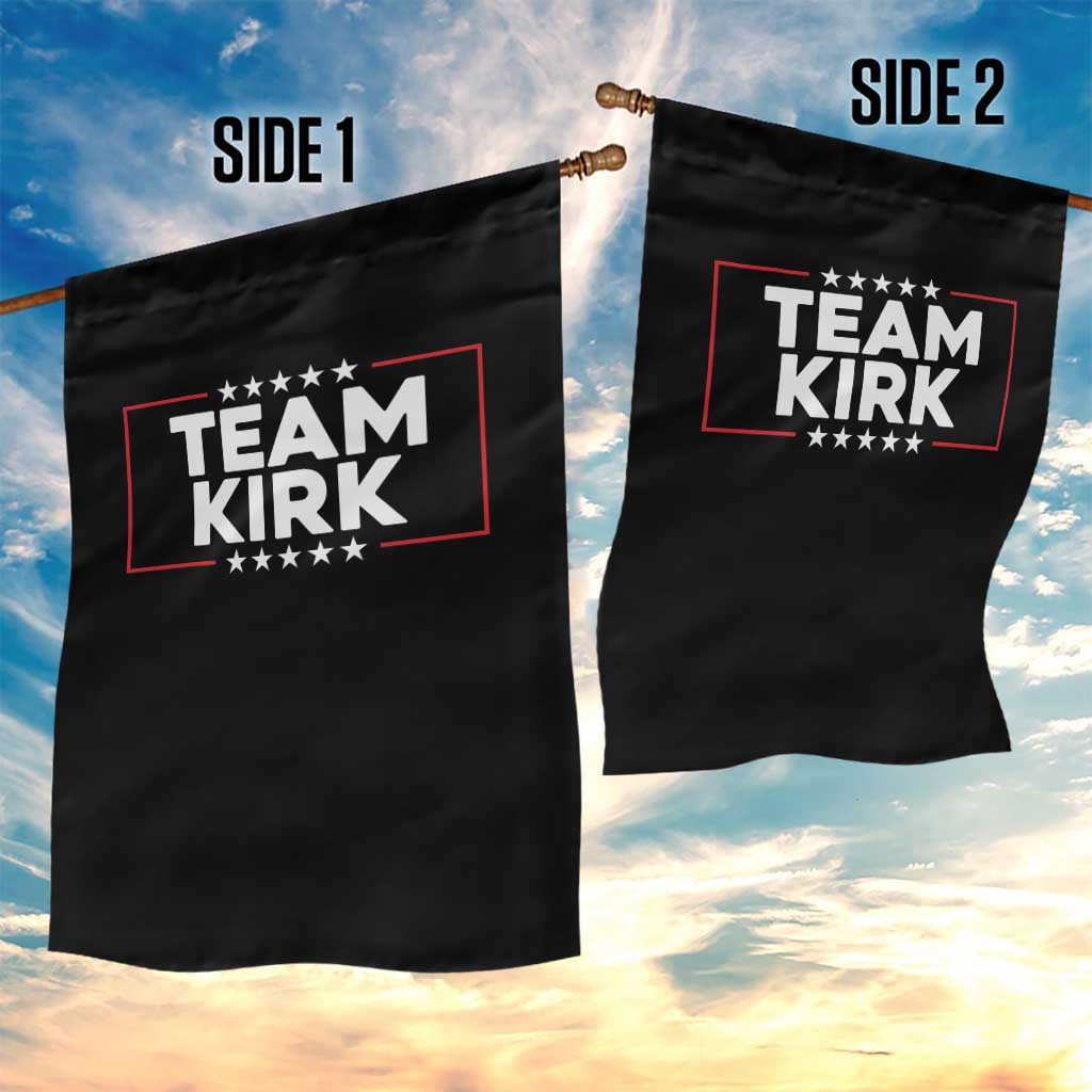Team Kirk Garden Flag Last Name Kirk Family Name Matching Member Surname - Wonder Print Shop