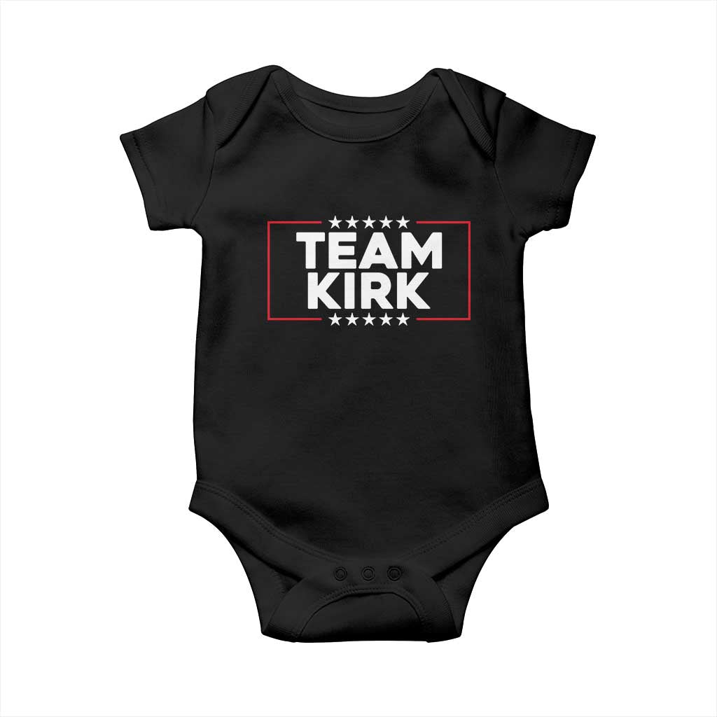 Team Kirk Baby Onesie Last Name Kirk Family Name Matching Member Surname - Wonder Print Shop