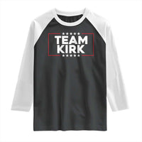 Team Kirk Raglan Shirt Last Name Kirk Family Name Matching Member Surname - Wonder Print Shop
