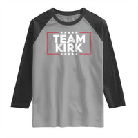 Team Kirk Raglan Shirt Last Name Kirk Family Name Matching Member Surname - Wonder Print Shop