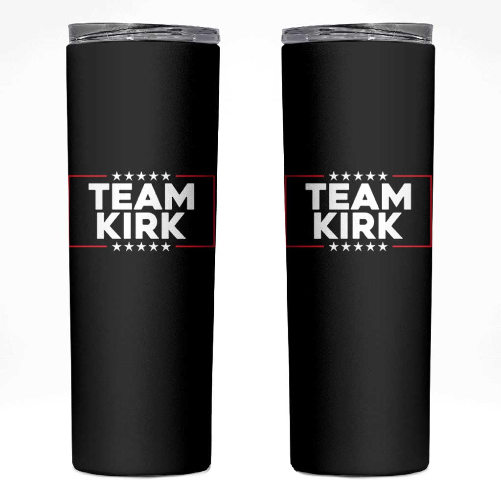 Team Kirk Skinny Tumbler Last Name Kirk Family Name Matching Member Surname - Wonder Print Shop
