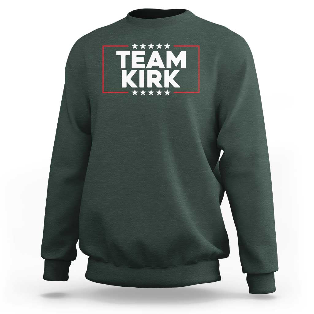 Team Kirk Sweatshirt Last Name Kirk Family Name Matching Member Surname - Wonder Print Shop