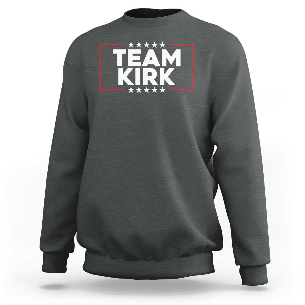 Team Kirk Sweatshirt Last Name Kirk Family Name Matching Member Surname - Wonder Print Shop