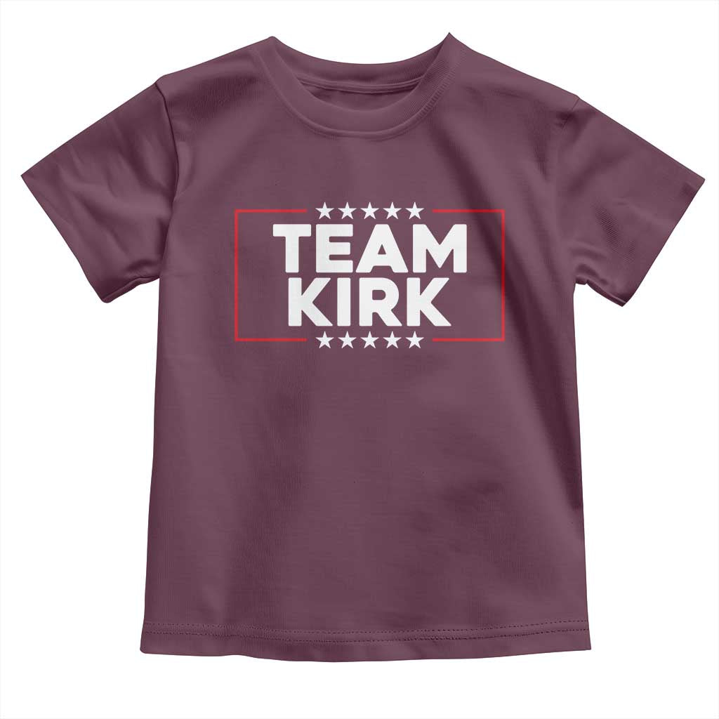 Team Kirk Toddler T Shirt Last Name Kirk Family Name Matching Member Surname - Wonder Print Shop