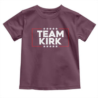 Team Kirk Toddler T Shirt Last Name Kirk Family Name Matching Member Surname - Wonder Print Shop