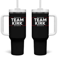 Team Kirk Tumbler With Handle Last Name Kirk Family Name Matching Member Surname - Wonder Print Shop