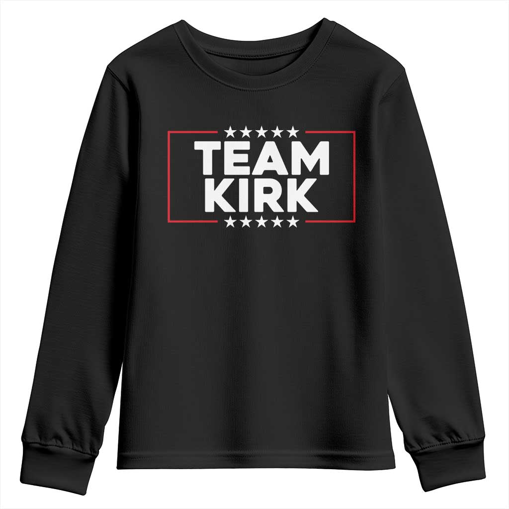 Team Kirk Youth Sweatshirt Last Name Kirk Family Name Matching Member Surname - Wonder Print Shop