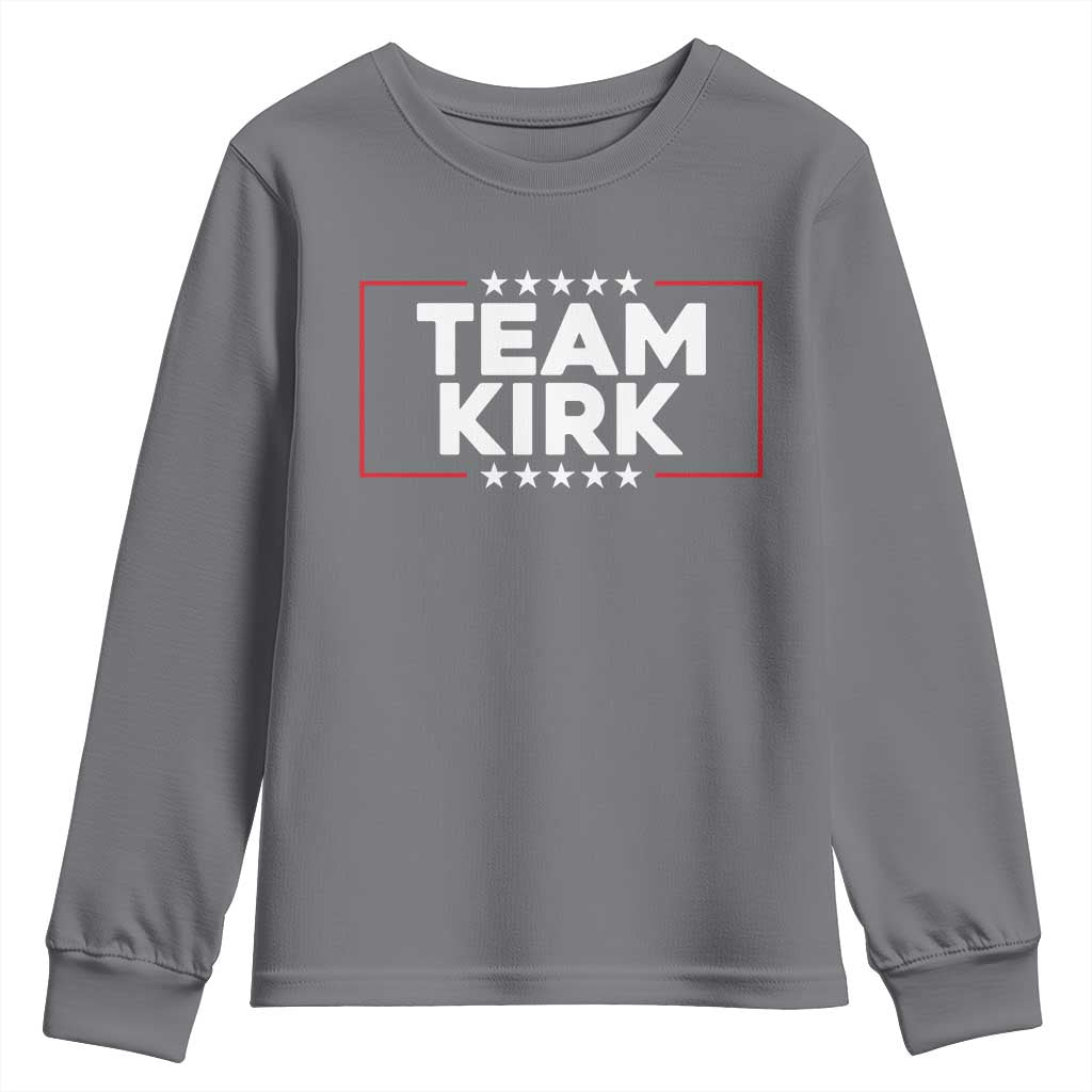 Team Kirk Youth Sweatshirt Last Name Kirk Family Name Matching Member Surname - Wonder Print Shop
