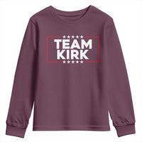 Team Kirk Youth Sweatshirt Last Name Kirk Family Name Matching Member Surname - Wonder Print Shop