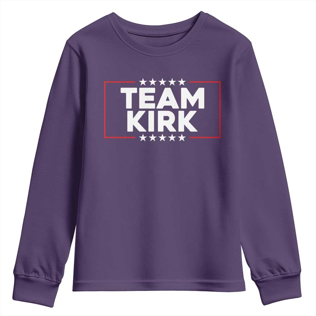 Team Kirk Youth Sweatshirt Last Name Kirk Family Name Matching Member Surname - Wonder Print Shop