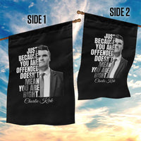 Charlie Kirk Garden Flag Free Speech Memorial Tribute - Wonder Print Shop