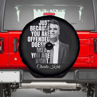 Charlie Kirk Spare Tire Cover Free Speech Memorial Tribute - Wonder Print Shop