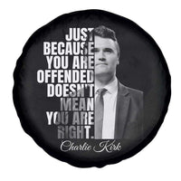 Charlie Kirk Spare Tire Cover Free Speech Memorial Tribute - Wonder Print Shop