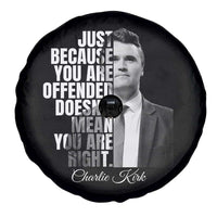 Charlie Kirk Spare Tire Cover Free Speech Memorial Tribute - Wonder Print Shop