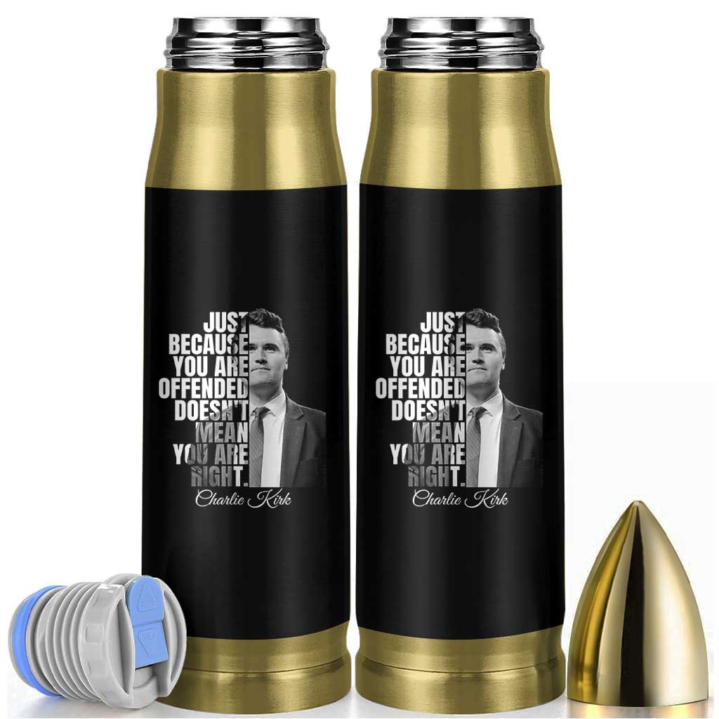 Charlie Kirk Bullet Tumbler Free Speech Memorial Tribute - Wonder Print Shop