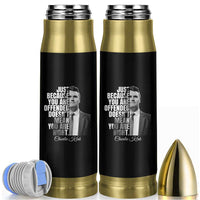 Charlie Kirk Bullet Tumbler Free Speech Memorial Tribute - Wonder Print Shop