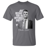 Charlie Kirk T Shirt Free Speech Memorial Tribute - Wonder Print Shop