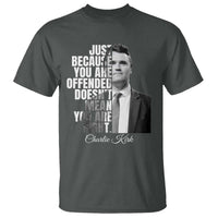 Charlie Kirk T Shirt Free Speech Memorial Tribute - Wonder Print Shop