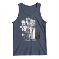 Charlie Kirk Tank Top Free Speech Memorial Tribute - Wonder Print Shop
