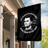 Charlie Kirk Garden Flag Free Speech Retro USA Flag - Wonder Print Shop