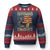 Charlie Kirk Memorial Ugly Christmas Sweater Freedom Commemorative USA Flag Tribute - Wonder Print Shop