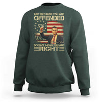 Charlie Kirk Memorial Sweatshirt Freedom Commemorative USA Flag Tribute - Wonder Print Shop