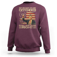 Charlie Kirk Memorial Sweatshirt Freedom Commemorative USA Flag Tribute - Wonder Print Shop
