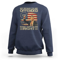 Charlie Kirk Memorial Sweatshirt Freedom Commemorative USA Flag Tribute - Wonder Print Shop