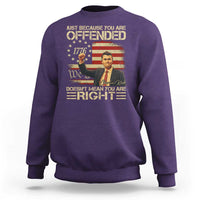 Charlie Kirk Memorial Sweatshirt Freedom Commemorative USA Flag Tribute - Wonder Print Shop