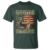 Charlie Kirk Memorial T Shirt Freedom Commemorative USA Flag Tribute - Wonder Print Shop