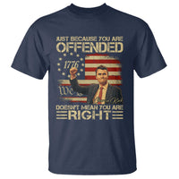 Charlie Kirk Memorial T Shirt Freedom Commemorative USA Flag Tribute - Wonder Print Shop
