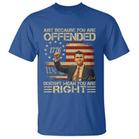 Charlie Kirk Memorial T Shirt Freedom Commemorative USA Flag Tribute - Wonder Print Shop