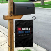 Red White Blueberries Garden Flag Charlie Kirk Inspired Patriotic Memorial Freedom - Wonder Print Shop