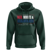 Red White Blueberries Hoodie Charlie Kirk Inspired Patriotic Memorial Freedom - Wonder Print Shop