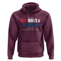 Red White Blueberries Hoodie Charlie Kirk Inspired Patriotic Memorial Freedom - Wonder Print Shop