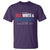 Red White Blueberries T Shirt Charlie Kirk Inspired Patriotic Memorial Freedom - Wonder Print Shop