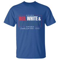 Red White Blueberries T Shirt Charlie Kirk Inspired Patriotic Memorial Freedom - Wonder Print Shop