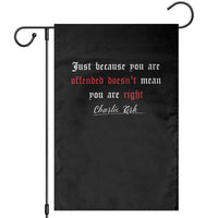 Charlie Kirk Garden Flag True Patriot Tribute Freedom Conservative Supporter - Wonder Print Shop