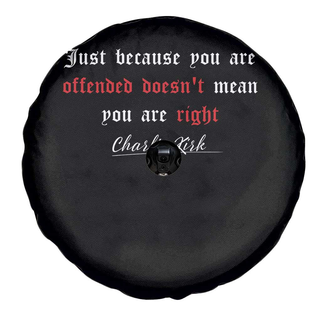 Charlie Kirk Spare Tire Cover True Patriot Tribute Freedom Conservative Supporter - Wonder Print Shop