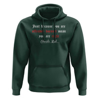 Charlie Kirk Hoodie True Patriot Tribute Freedom Conservative Supporter - Wonder Print Shop