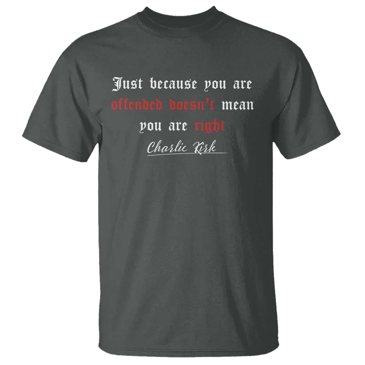 Charlie Kirk T Shirt True Patriot Tribute Freedom Conservative Supporter - Wonder Print Shop