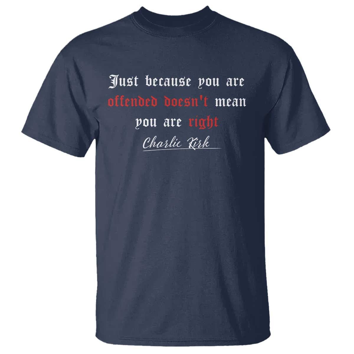 Charlie Kirk T Shirt True Patriot Tribute Freedom Conservative Supporter - Wonder Print Shop