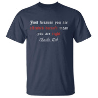 Charlie Kirk T Shirt True Patriot Tribute Freedom Conservative Supporter - Wonder Print Shop