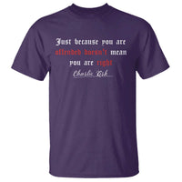 Charlie Kirk T Shirt True Patriot Tribute Freedom Conservative Supporter - Wonder Print Shop