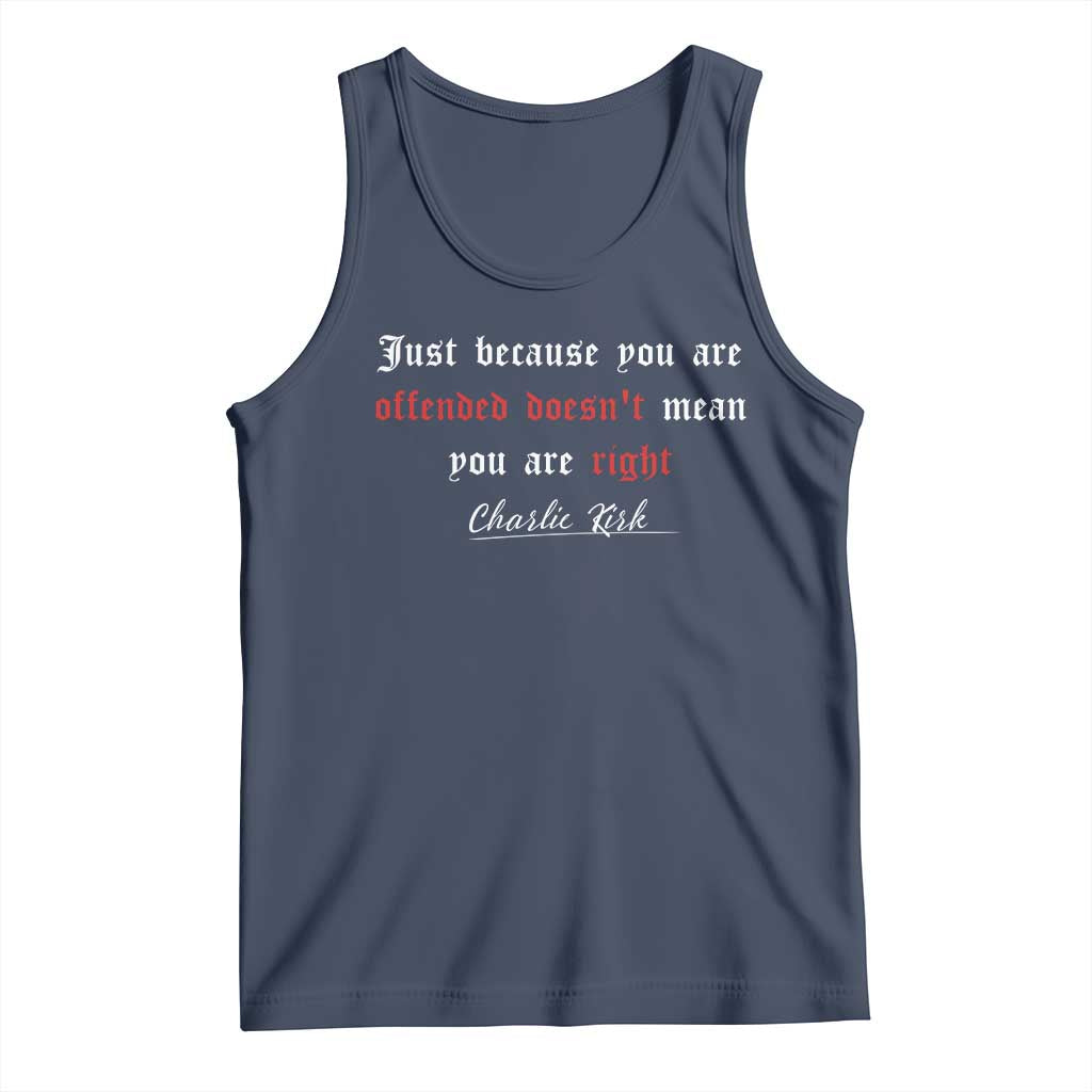 Charlie Kirk Tank Top True Patriot Tribute Freedom Conservative Supporter - Wonder Print Shop