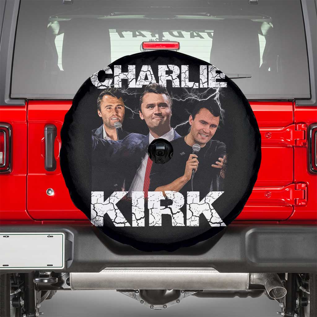 Charlie Kirk Spare Tire Cover Freedom Speech A True Patriot Tribute Bootleg - Wonder Print Shop