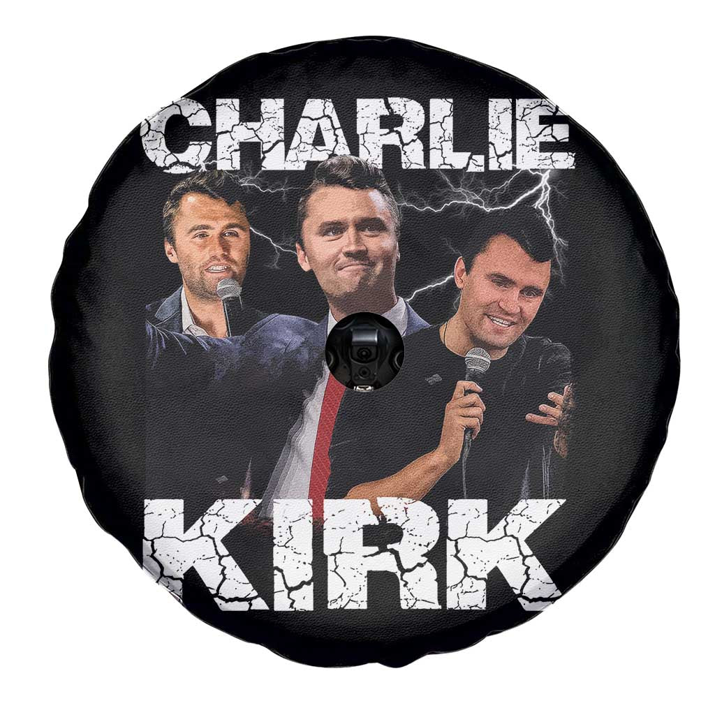 Charlie Kirk Spare Tire Cover Freedom Speech A True Patriot Tribute Bootleg - Wonder Print Shop