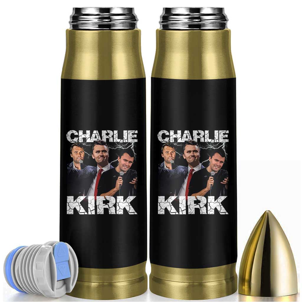 Charlie Kirk Bullet Tumbler Freedom Speech A True Patriot Tribute Bootleg - Wonder Print Shop